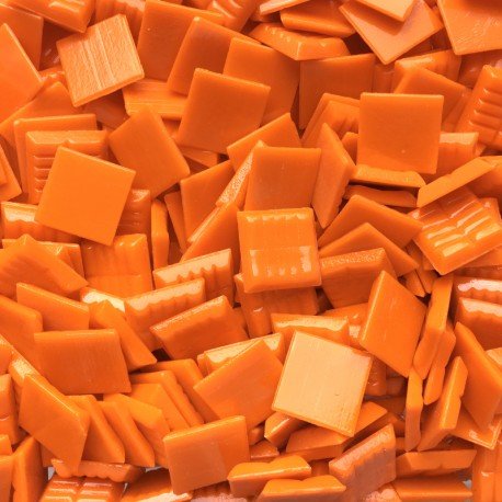 Pâtes de verre Murano 20mm  Orange
