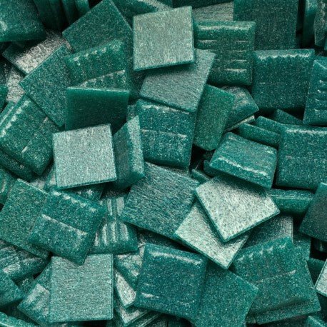 Glasmosaik Murano 20mm  Petrolgrün