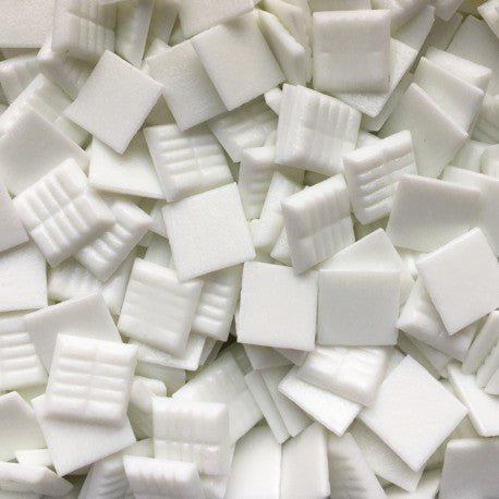 Pâtes de verre Murano 20mm  Blanc