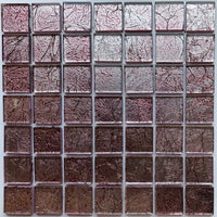Verre Mosaique - glass mosaic -Glasmosaik-glasmozaïek-Glasmozaiek Spiegel 20mm Granaat - mosaicshop