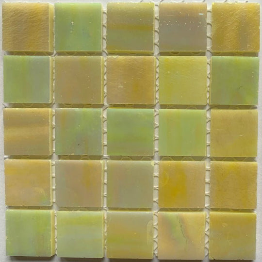 Glasmosaik Tiffany-Glas 20mm  Zitronengras