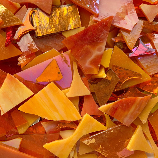 Crazy Paving  Orange Mix