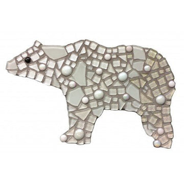 Verre Mosaique - glass mosaic -Glasmosaik-glasmozaïek-Ijsbeer - mosaicshop