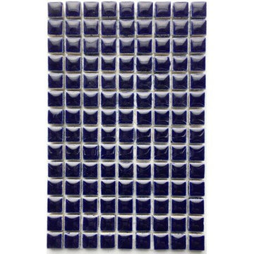 Verre Mosaique - glass mosaic -Glasmosaik-glasmozaïek-Keramiek 10mm Indigo - mosaicshop