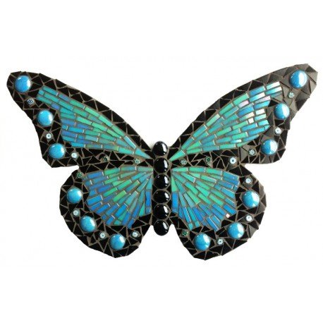 Verre Mosaique - glass mosaic -Glasmosaik-glasmozaïek-Madame Butterfly - mosaicshop