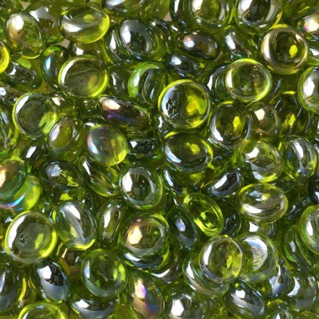 Mini Glasdruppels 9-13mm Diamantkiwi
