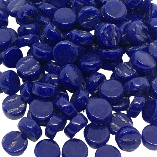 Mini Pastilles De Verre 8mm Bleu Royal