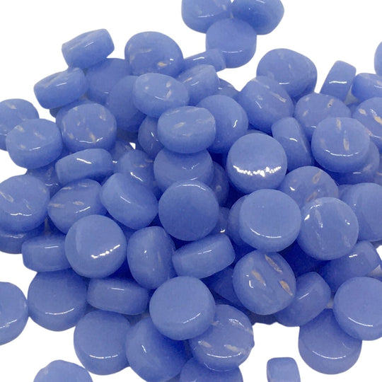 Mini Pastilles De Verre 8mm Bleu Clair