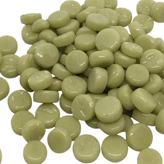 Mini Pastilles De Verre 8mm Olive