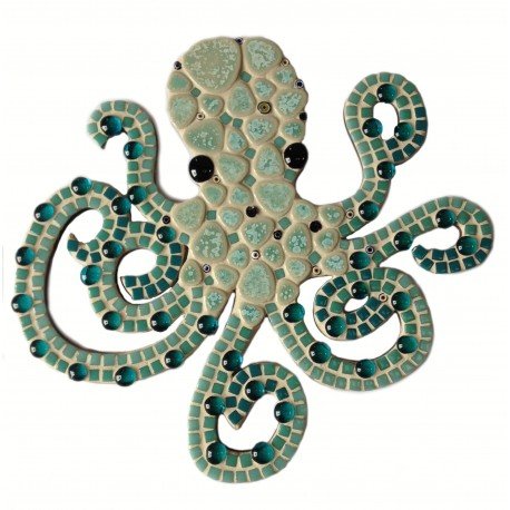 Verre Mosaique - glass mosaic -Glasmosaik-glasmozaïek-Octopussy - mosaicshop