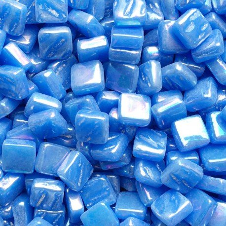 Ottoman Parelmoer 8mm Blauw