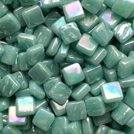 Ottoman Perle 8mm  Hell Cyan 