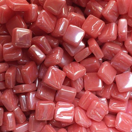 Ottoman Parelmoer 8mm Oranje Rood