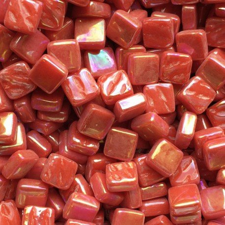 Ottoman Parelmoer 8mm Rood