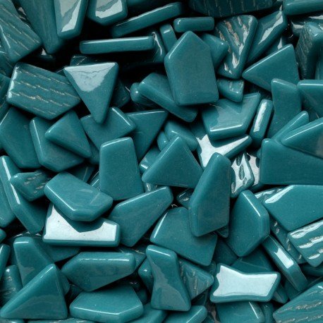 Ottoman Puzzle  Cyan Foncé