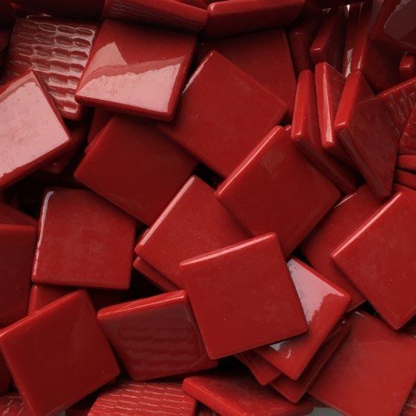 Pâte de Verre 25mm Bloedrood