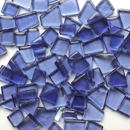 Verre Mosaique - glass mosaic -Glasmosaik-glasmozaïek-Transparante Glaspuzzels Lavendel - mosaicshop