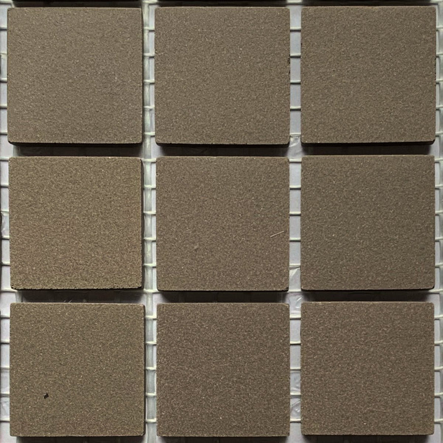Winckelmans Anthracite – carreaux de mosaïque mats de 20x20 mm sur filet
