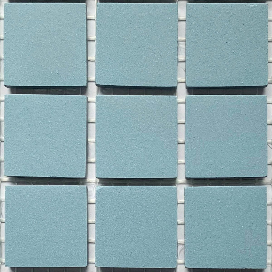 Winckelmans Bleu – matte mozaïektegels van 20x20 mm op gaas