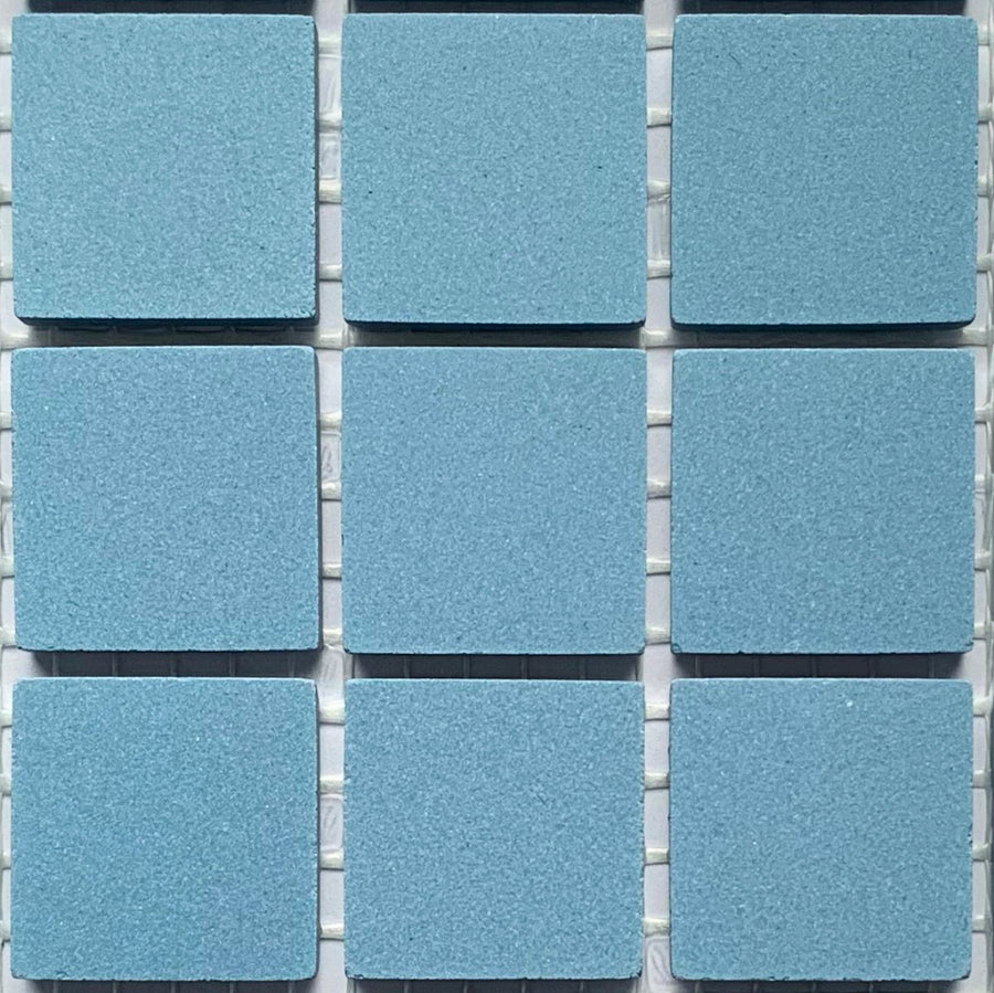 Winckelmans Bleu Foncé – matte mozaïektegels van 20x20 mm op gaas