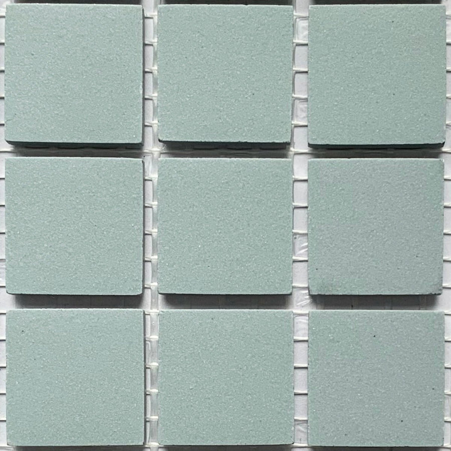 Winckelmans Bleu Pale – carreaux de mosaïque mats de 20x20 mm sur filet