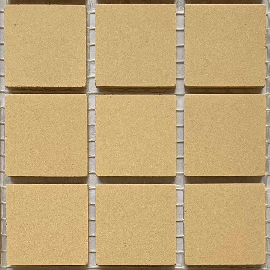 Winckelmans Cognac – matte mozaïektegels van 20x20 mm op gaas