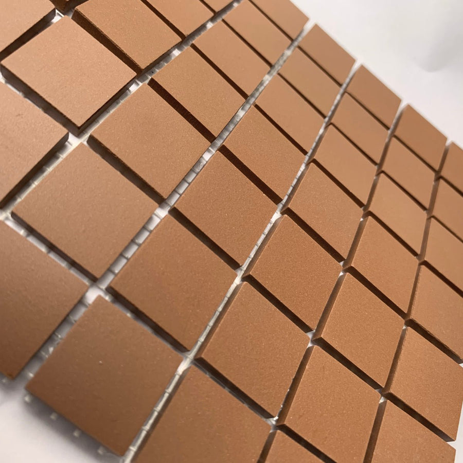 Winckelmans Havane – matte mozaïektegels van 20x20 mm op gaas