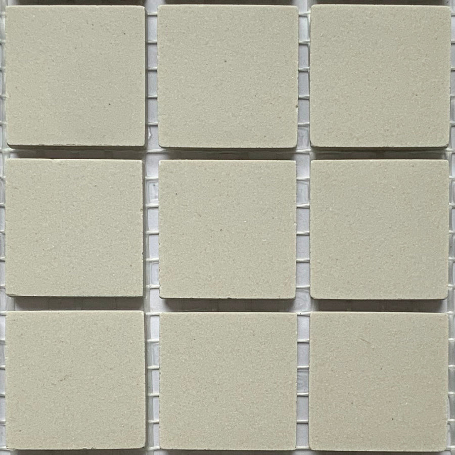 Winckelmans Perle – matte Mosaikfliesen im Format 20x20 mm auf Netz